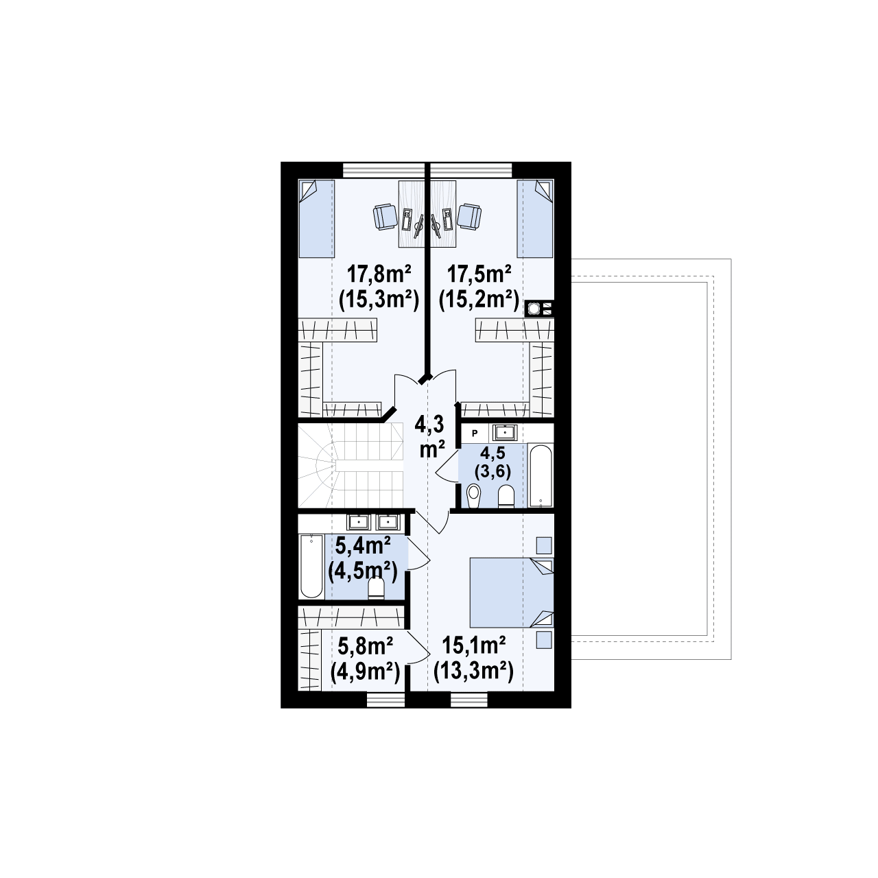 Bliźniak Zb 25 - Plan 2